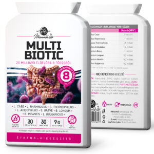 Multi Biotic probiotikum, 20 milliárd baktérium 8 törzsből, 30db