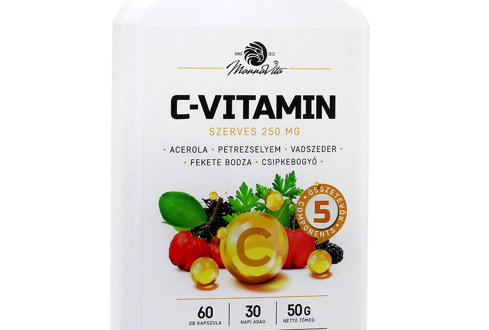 Mannavita C-vitamin Komplex 250mg szerves, 60db (3 db)