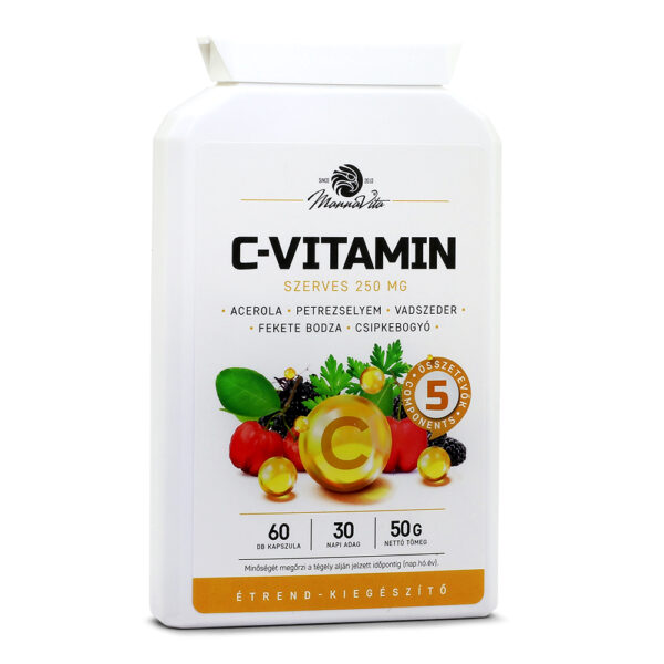 Mannavita C-vitamin Komplex 250mg szerves, 60db (3 db)