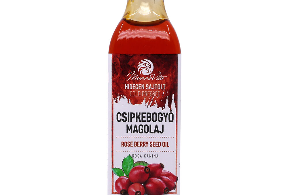 Mannavita Csipkebogyó magolaj 100%-os üvegben, 40ml