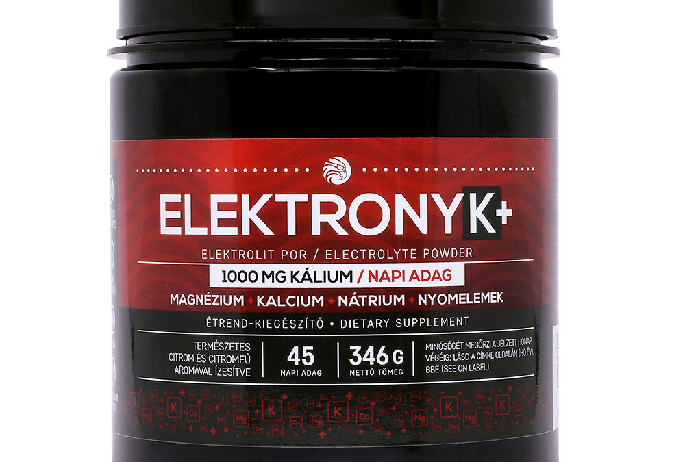 ElektronyK+ italpor 1000mg Kálium ÉDES ízű, 346g (3 db)