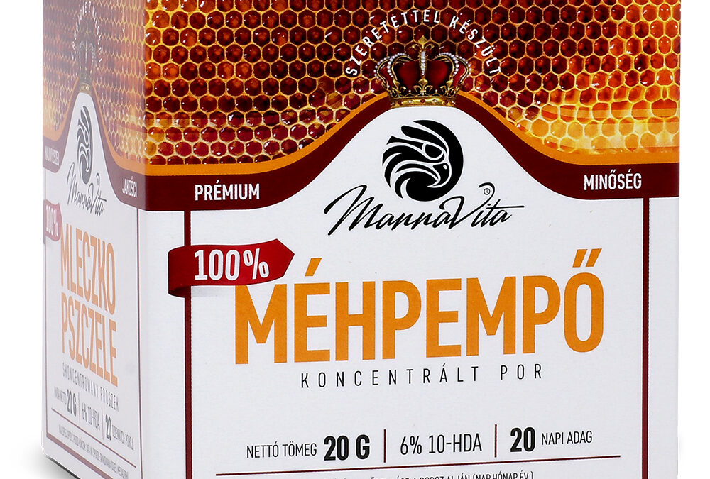 Koncentrált Méhpempő POR 6% 10-HDA tartalommal, 20g