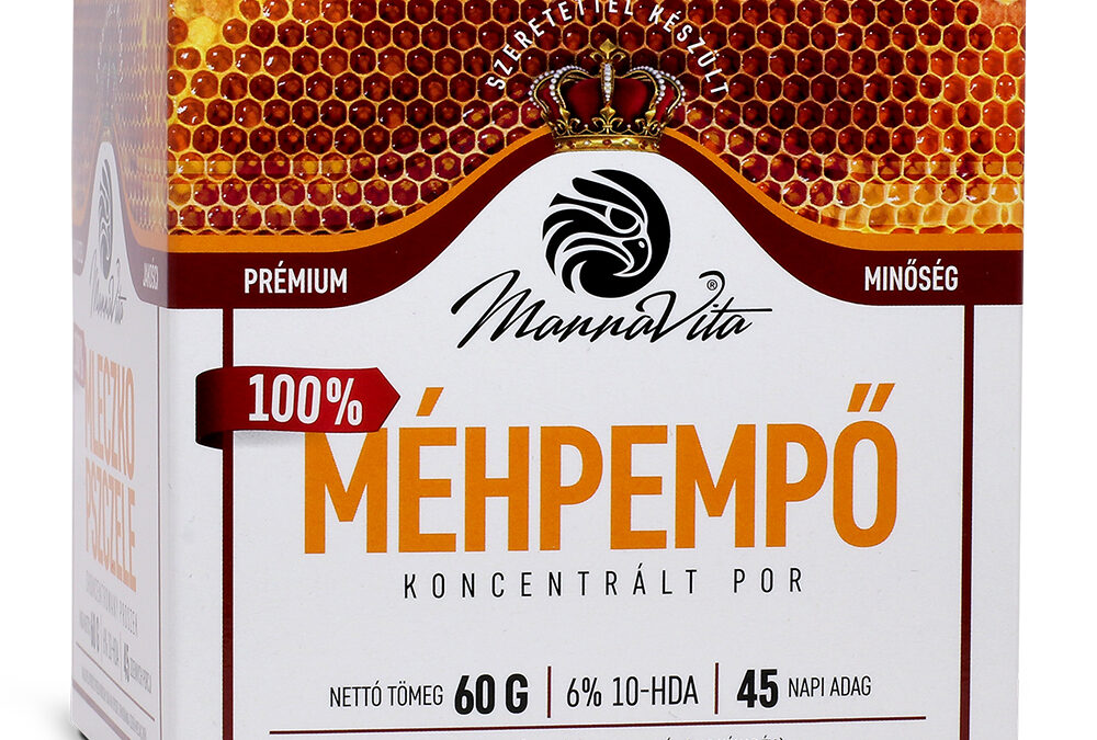 Koncentrált Méhpempő POR 6% 10-HDA tartalommal, 60g