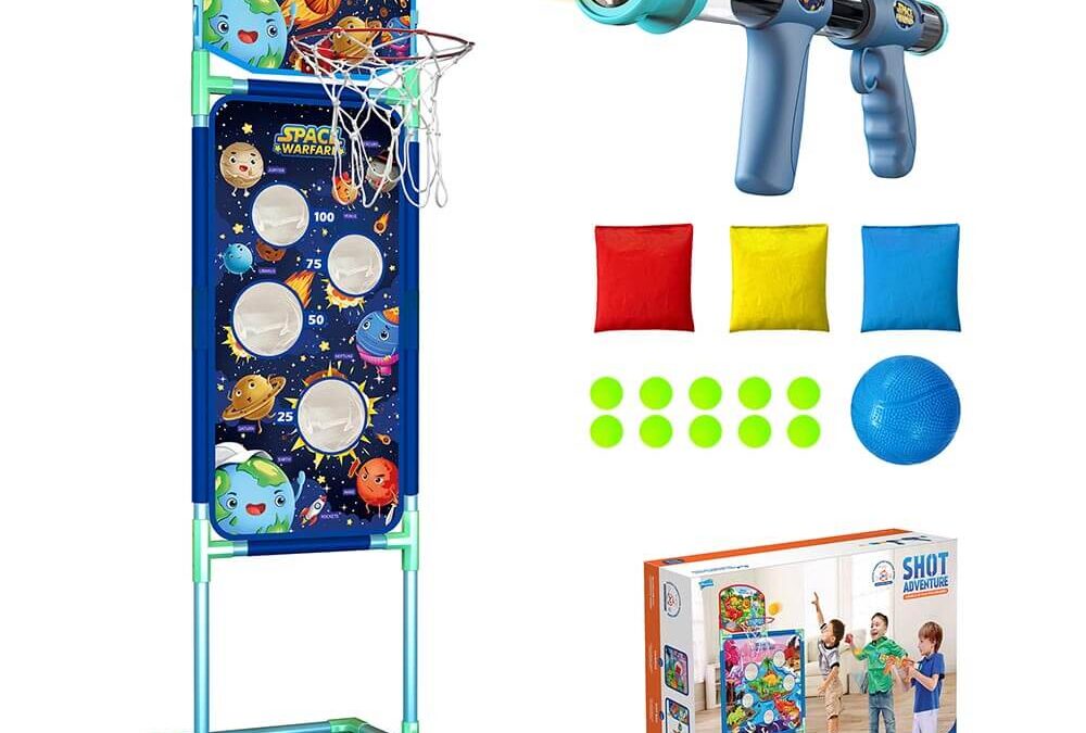 Ügyességi játék kosárpalánkkal