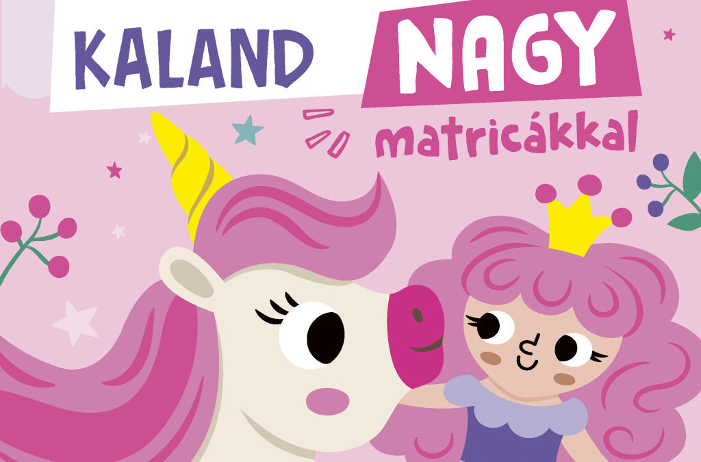Unikornis kaland – nagy matricákkal