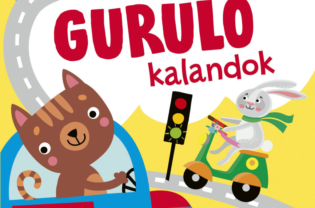 Guruló kalandok – matricás kifestő