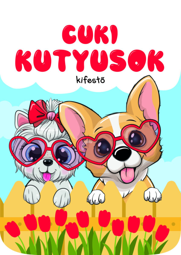 Cuki kutyusok kifestő