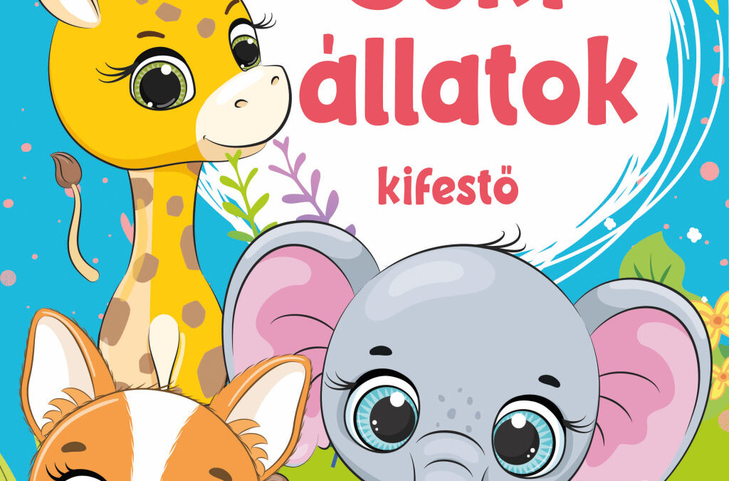 Cuki állatok kifestő
