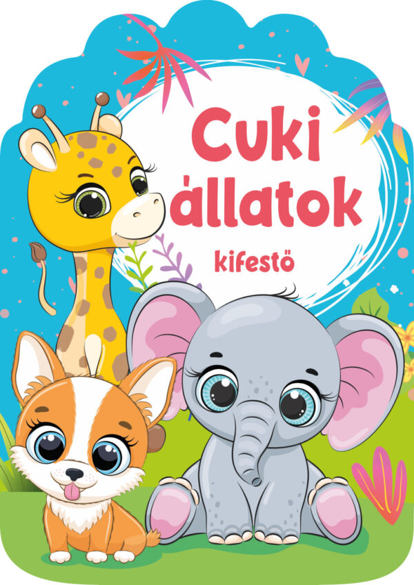 Cuki állatok kifestő
