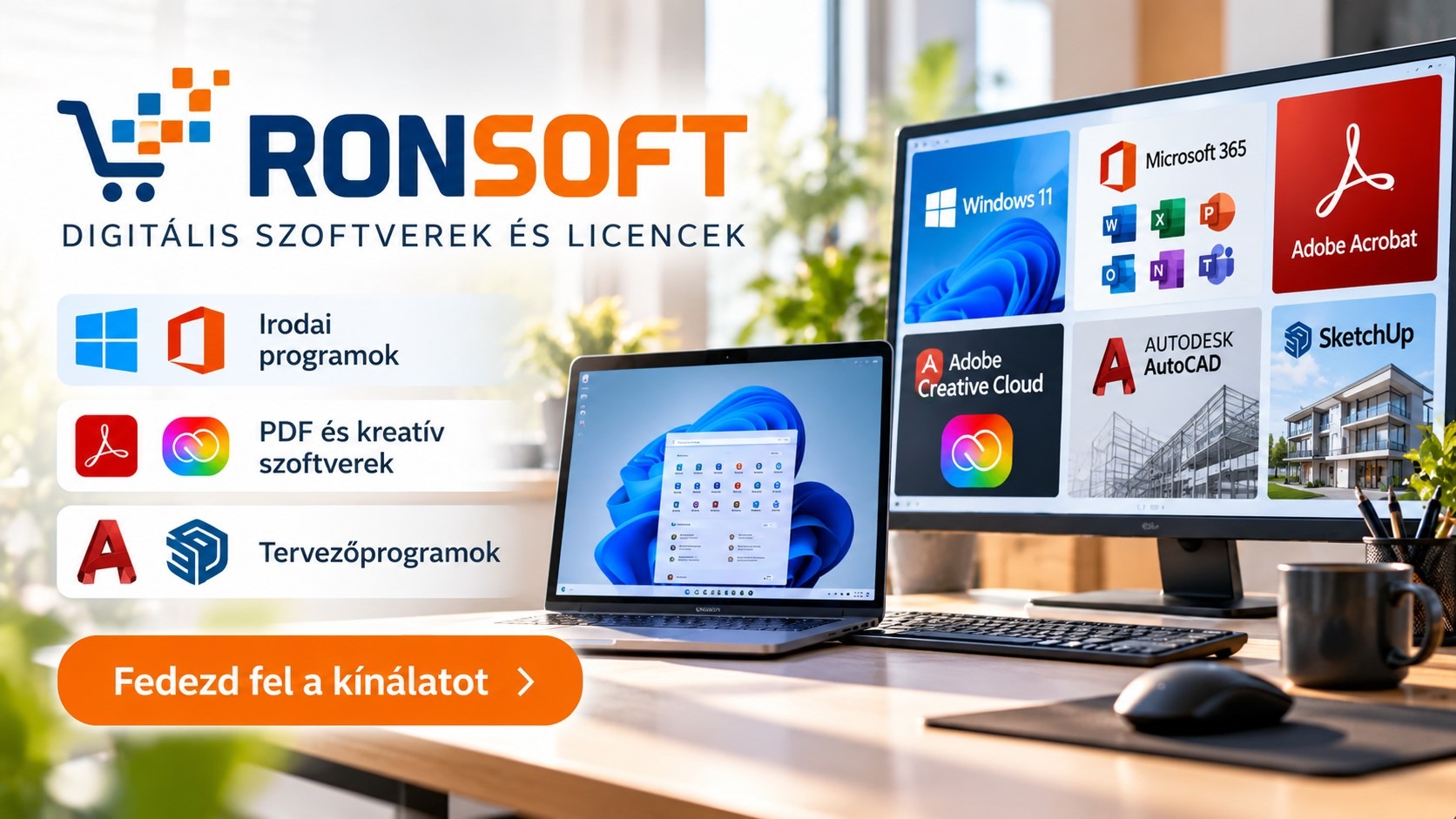 Ronsoft – Digitális szoftverek és licencek Ronsoft szoftveráruház – irodai, PDF-, kreatív és tervezőprogramok